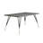 Adrian 59'' L Breakroom Table - Grey