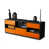 High-gloss Orange / Matte Anthracite