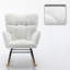Chaise berçante rembourrée Modern Minimalist-1331658007