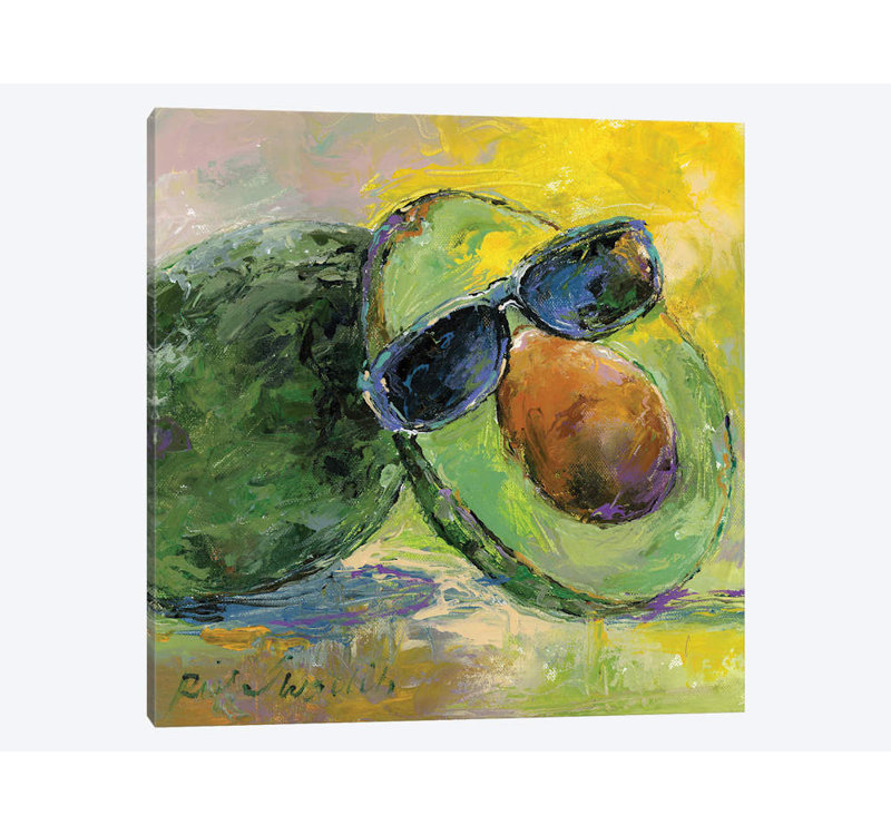 « art avocats » par richard wallich, reproduction d’impression sur toile, H 12 po x l 12 po x P 1,5 po, Pas de tapis