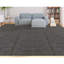 Wool Geometric Area Rug in Gray