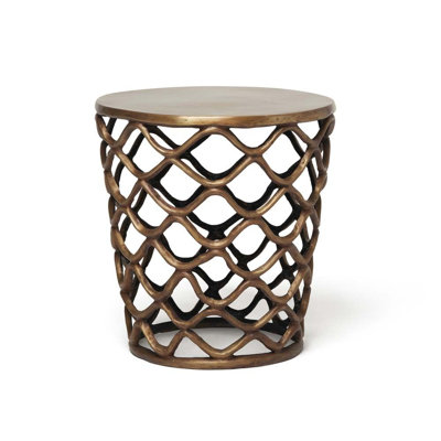 Lattice End Table