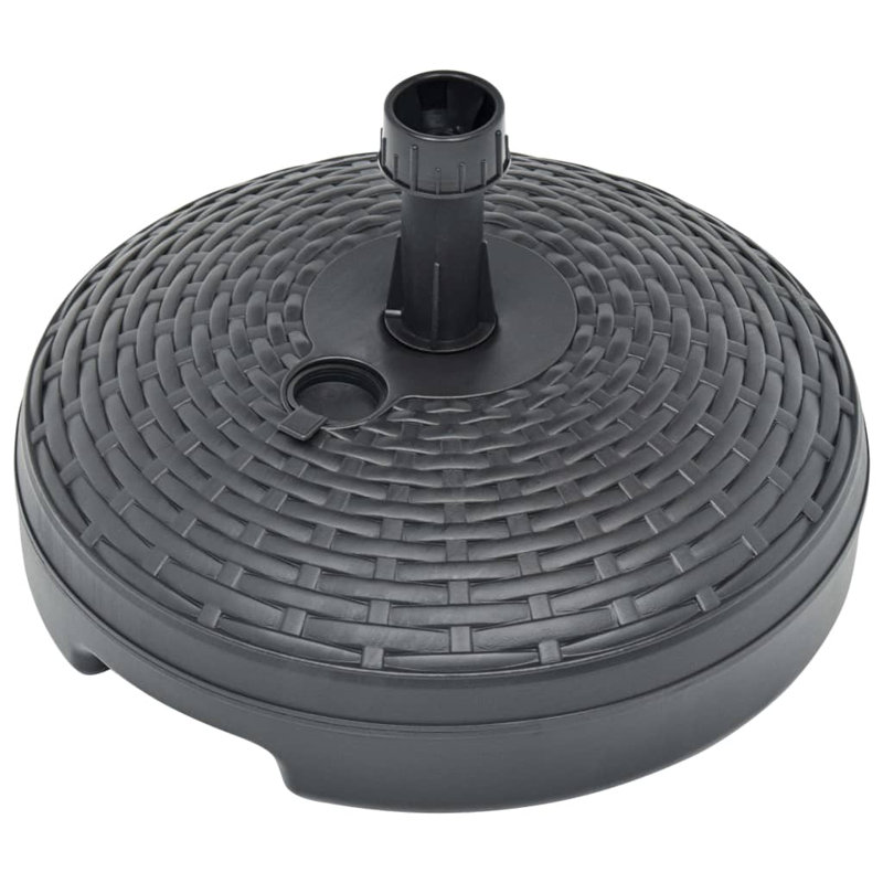 Clary 2.7kg Plastic Free Standing Umbrella Base, Anthracite