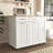 K&K Kitchen Island With Drop Leaf-1231158118