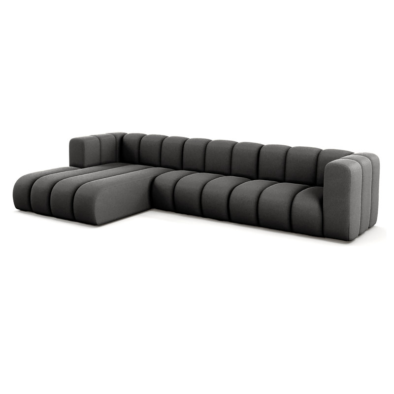 3 Seater Velvet Sectional