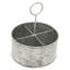 Metal Round Flatware Caddy