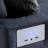 3 In 1 Sofa Bed,Speaker Chair, Reclining Sleeper Sofa Bed,Futon With Bluetooth Speaker 2 USB Port, Phone Holder Accent Chair, Functional Backcushion And Headrest, Waterproof Fabric,Faux Fur Pillow.