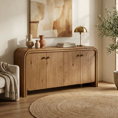 Clara 63” Weathered Oak Sideboard