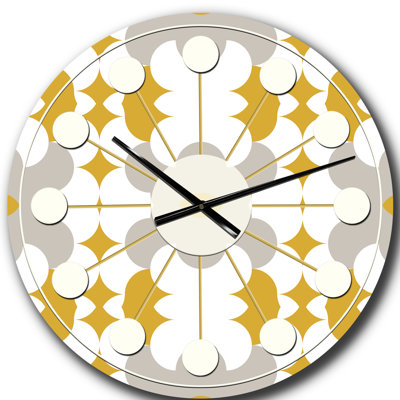 Horloge murale rétro Mid-Century