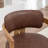 Stanford Faux Leather Upholstered Curved Solid Wood Dining Chair-2078729022-2068014471