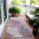 Machine Washable Indoor/Outdoor Claudian ACN1532 Mauve Rug