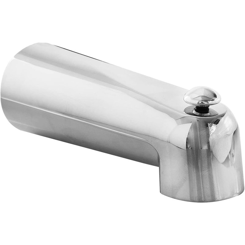 ATAYAL Slip On Universal Bathroom Tub Spout With Diverter, Durable Heavy Duty Metal Bathtub Faucet With Shower Diverter - 7 Inches 1/2" Copper Pipe