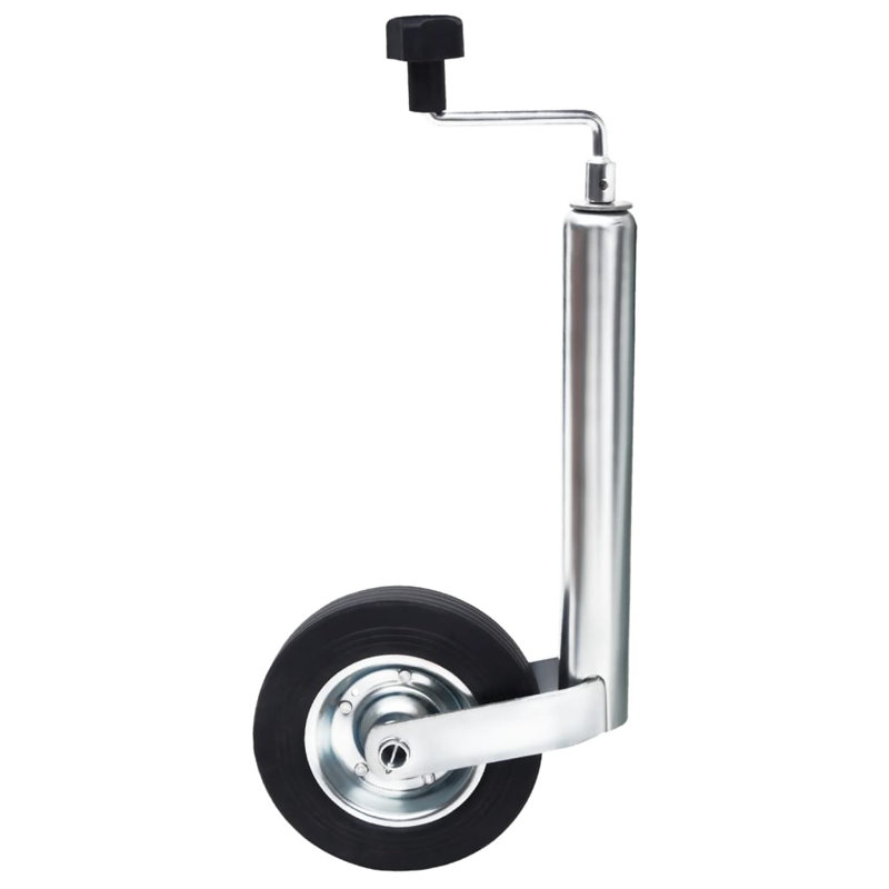  Roue jockey pour remorque en acier galvanisé de 1,89 po