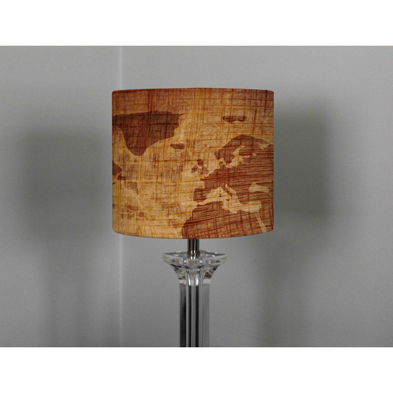 Cotton Drum Lamp Shade ( Uno ), 22cm H x 25cm W x 25cm D