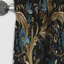 Motif cachemire doré à motif cachemire III - Rideau floral occultant - 1 panneau-107547650