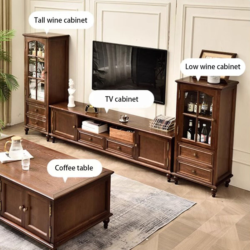 Walnut Solid Wood Display Cases