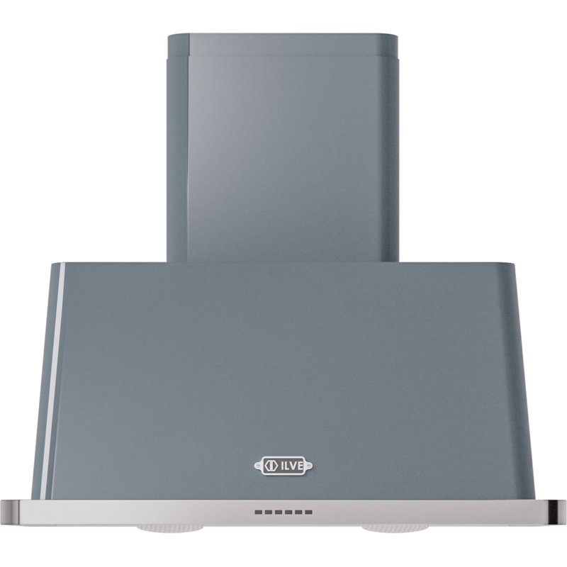 ILVE Majestic II 36 in Range Hood, Blue Gray