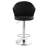 Jaretsy Swivel Upholstered Adjustable Height Counter Stool with Metal Frame-2082259759
