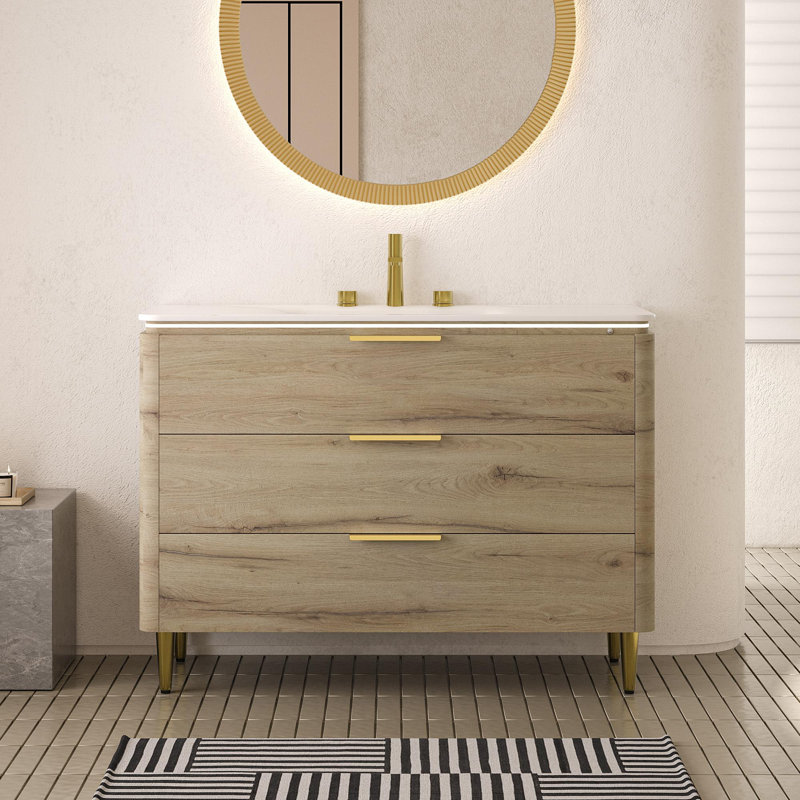 Meuble-lavabo 48 po avec lavabo et rangement, 48"