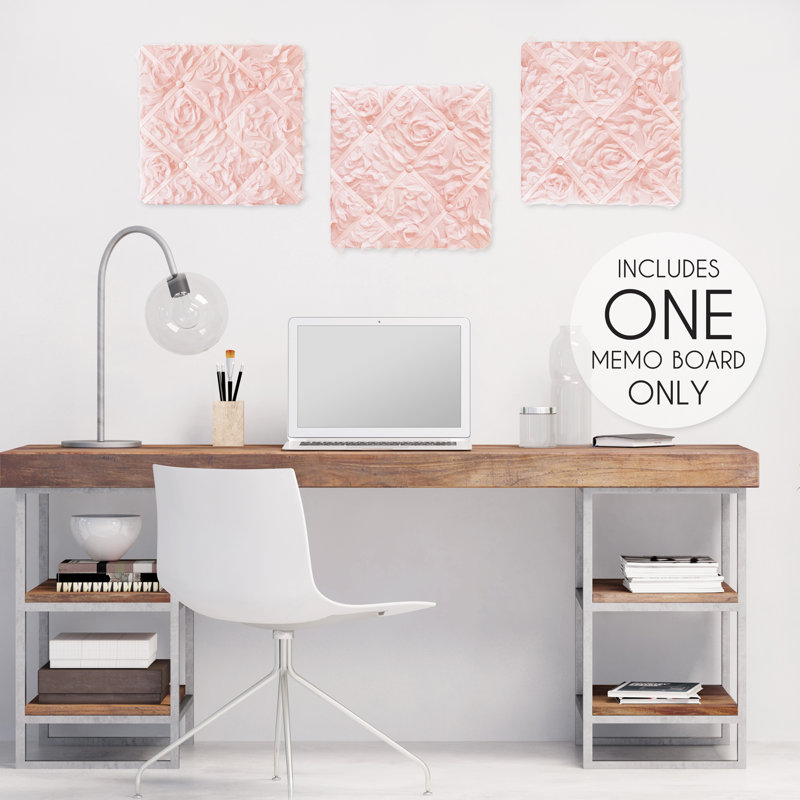 Tableau mémo mural Rose, Rosé