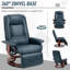 Fauteuil inclinable manuel en similicuir-1144090378