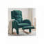Chaise berçante rembourrée en tissu Teddy-835111861