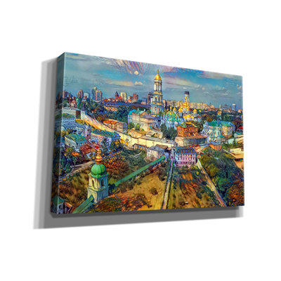'Kyiv Ukraine City' by Pedro Gavidia, Canvas Wall Art