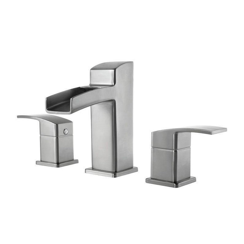 Kenzo Widespread Bathroom Faucet, Brushed Nickel