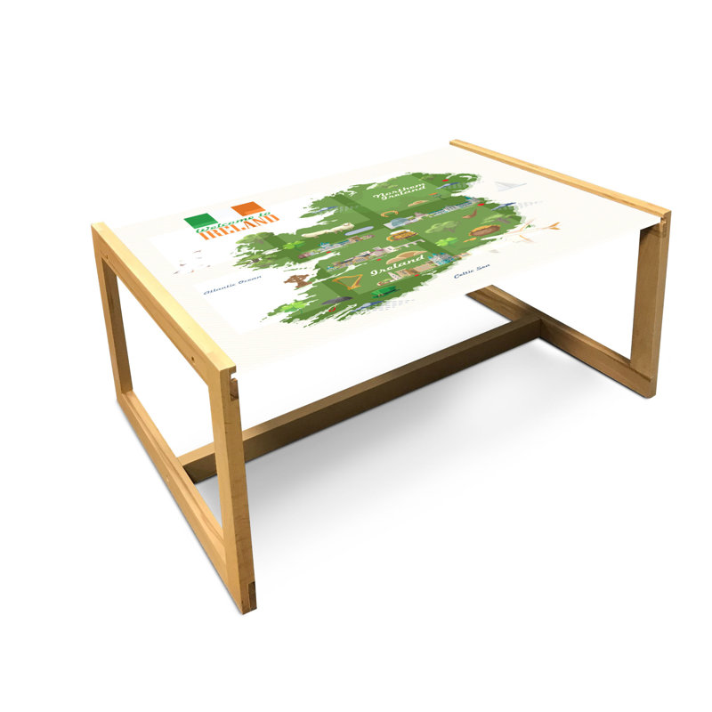 Ireene Sled Coffee Table, 90cm H x 62cm W x 40cm D