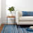 Denim Chindi Blue Hand Hooked Cotton Rug-102346080