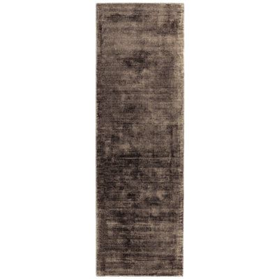 Doris Plain Silky Chocolate Rug