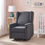 Fauteuil inclinable pivotant en tissu