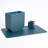 Coupe-crayons en cuir Radius Edge - Azur