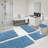 5 Piece Soft Absorbent Microfiber Bath Rug Set with Non-Slip Backing-1935903429