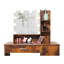 Ensemble coiffeuse avec tabouret et miroir Dasher-1348257647