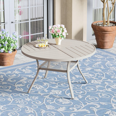 40.6’’ Outdoor Round Patio Dining Table
