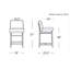 Tabouret de comptoir rembourré 26 po Rooney-93494407