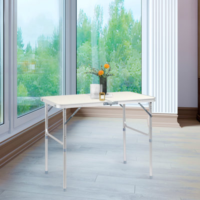 Outdoor Folding Table,portable,aluminum Alloy, Rectangular,for Family Reunions, Picnics, Camping Trips, Buffets Or Barbecues