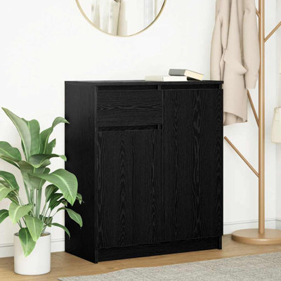 Sideboard With Drawer 71X35x84 Cm Engineered Wood