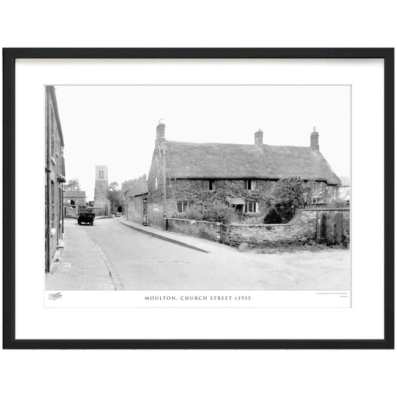 Moulton, Church Street C1955 by Francis Frith - Single Picture Frame Print, 45cm H x 60cm W x 2.3cm D