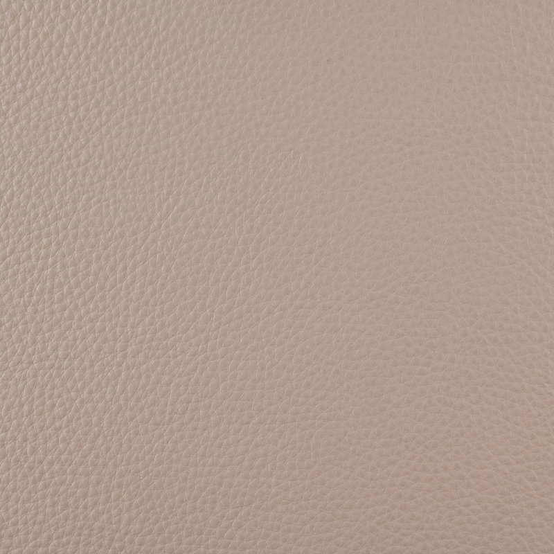 Chaise rembourrée en cuir Rachel, Cuir brun clair végétalien