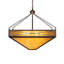 Luminaire suspendu carré 6 lumières