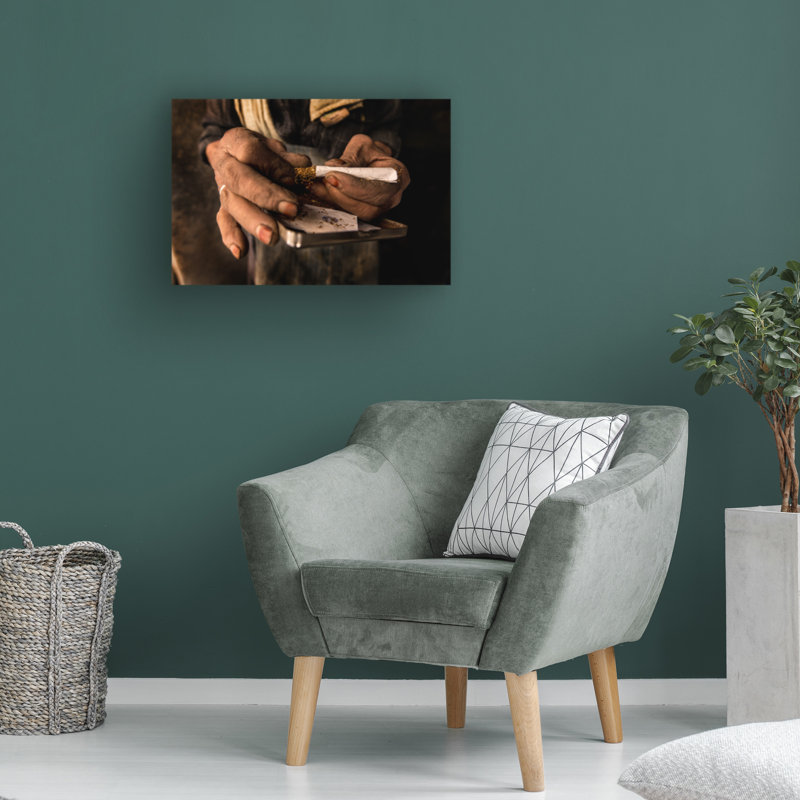 Art sur toile tabac Senaybasibuyuk, H 12 po x l 19 po