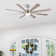 60'' 8-Blade Large Room LED Ceiling Fan with Light Kit and Remote Control