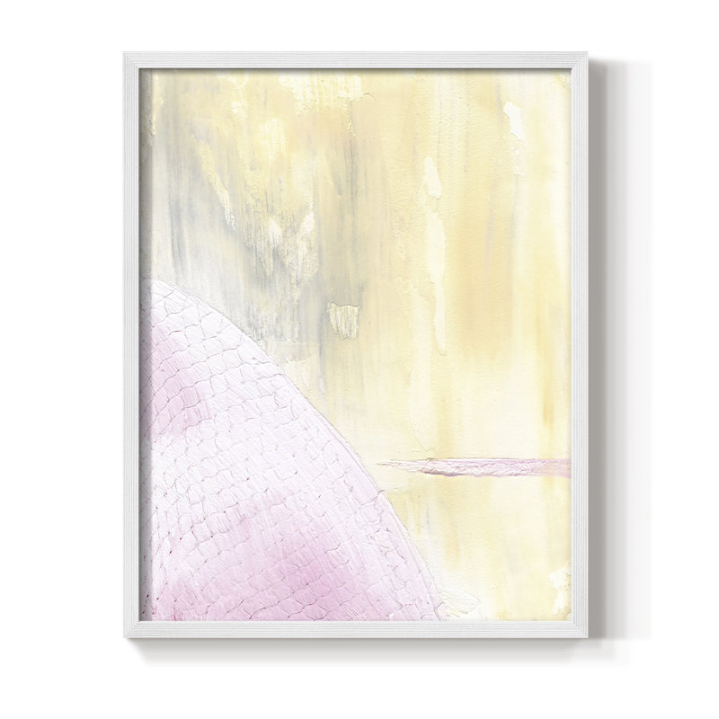 «Get Sweet III», reproduction encadrée - bois massif, Blanc, H 10 po x l 8 po