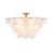 Bannasch 4-Light Layered Handmade Glass Semi-Flush Mount-2085445371-2085445370