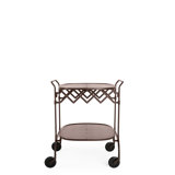 Gastone Metal Bar Cart with Wheels