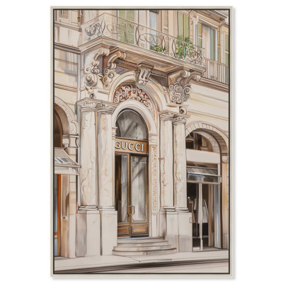 Bright Morning at the Store Canvas Fashion and Glam by