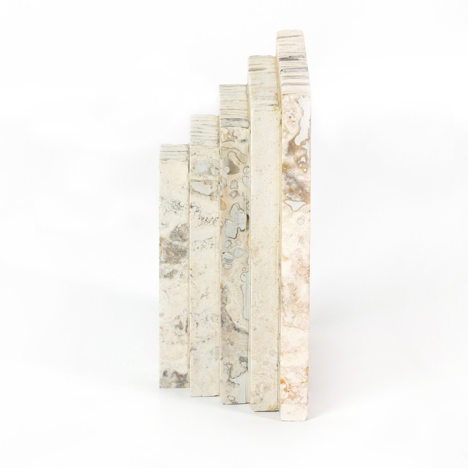 Danita Travertine Decorative Bookends