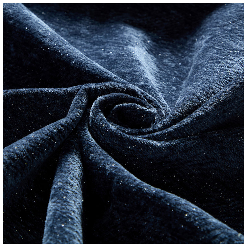 Canapé modulaire moderne en chenille l 56,7 po x P 56,7 po x H 25,6 po Modern, Bouclé, Bleu